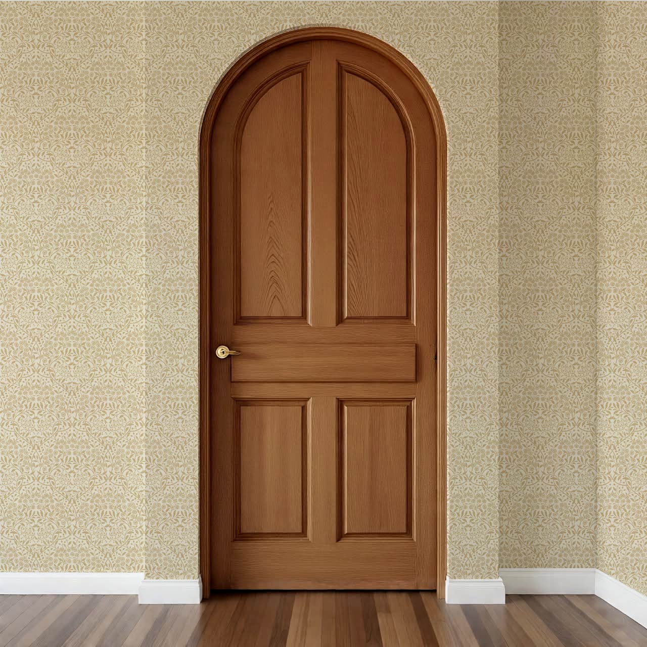 Laverne Graceful Daisy Honey Cream Wallpaper