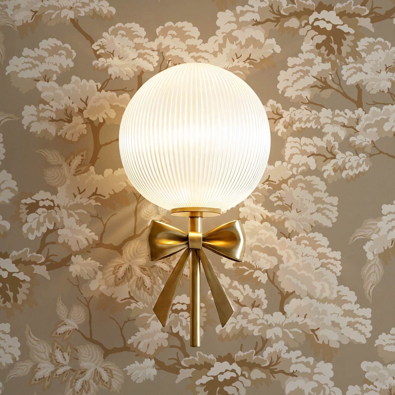 Lennon Vintage Tapestry Forest Taupe Wallpaper