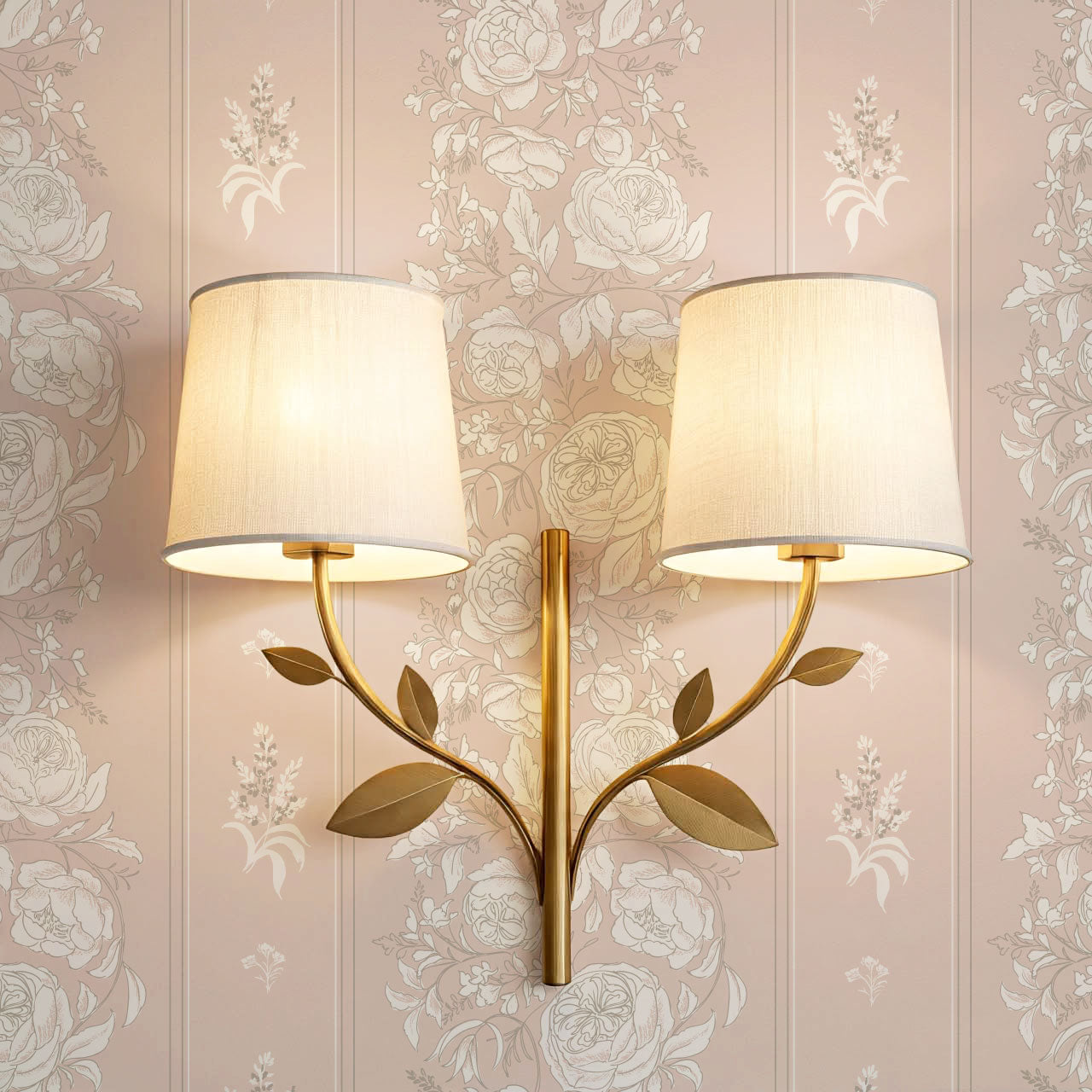 Lilah Garden Tapestry Mauve Wallpaper