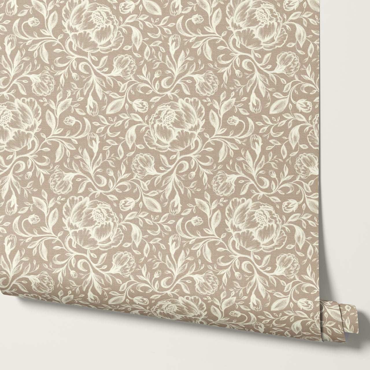 Lina Adorne Blooms Calm Terra Wallpaper