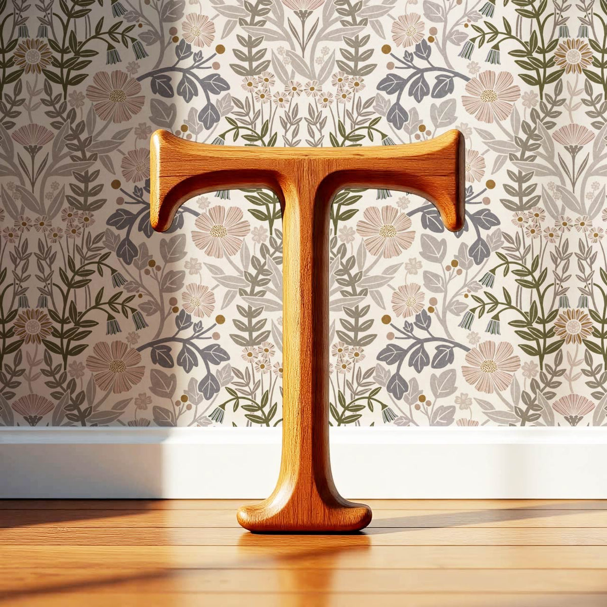Linda Botanical Garden Plum Dust Pearl Wallpaper