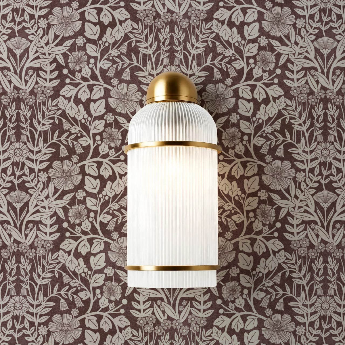 Linda Botanical Garden Wine Bone Wallpaper
