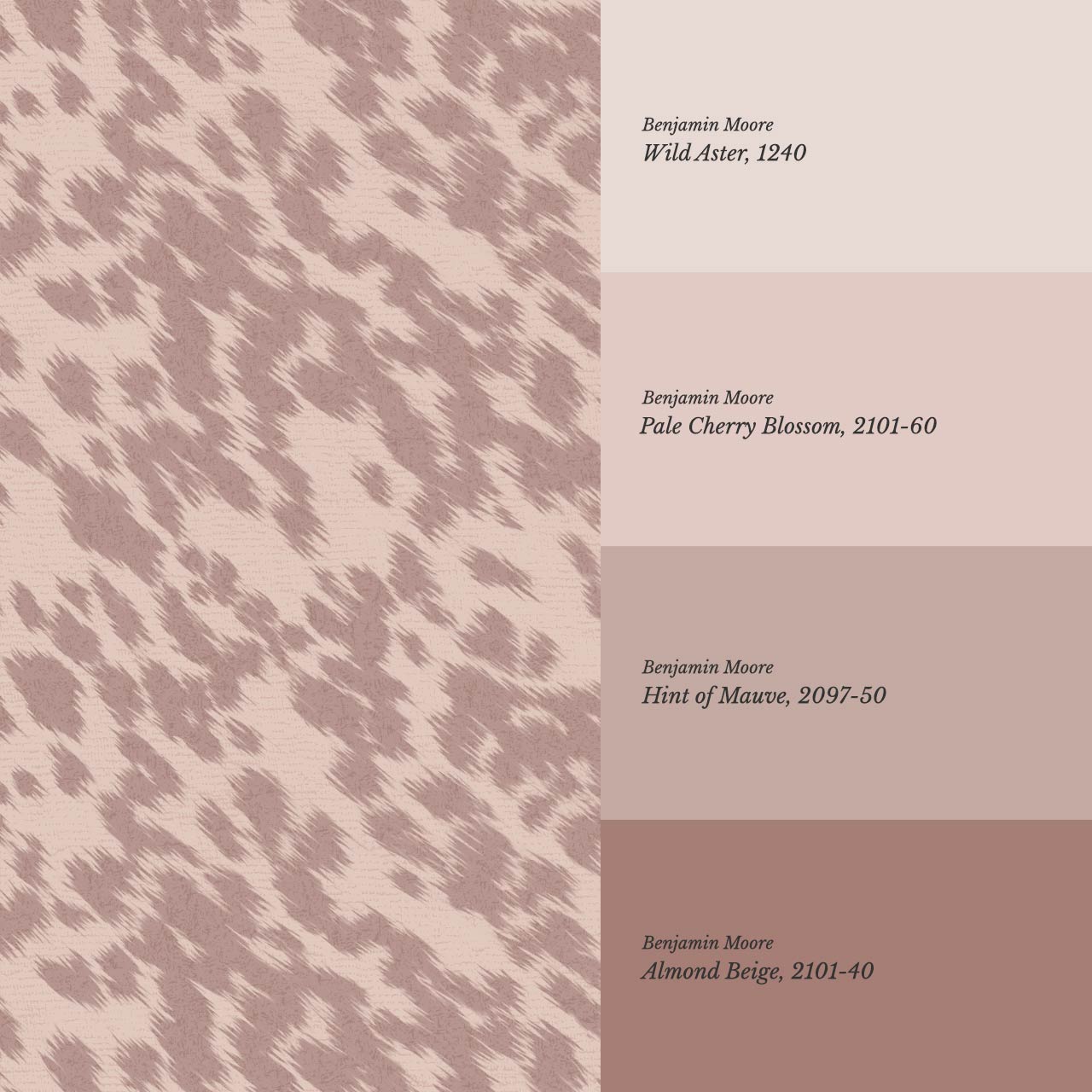 Lola Cowhide Mauve Wallpaper