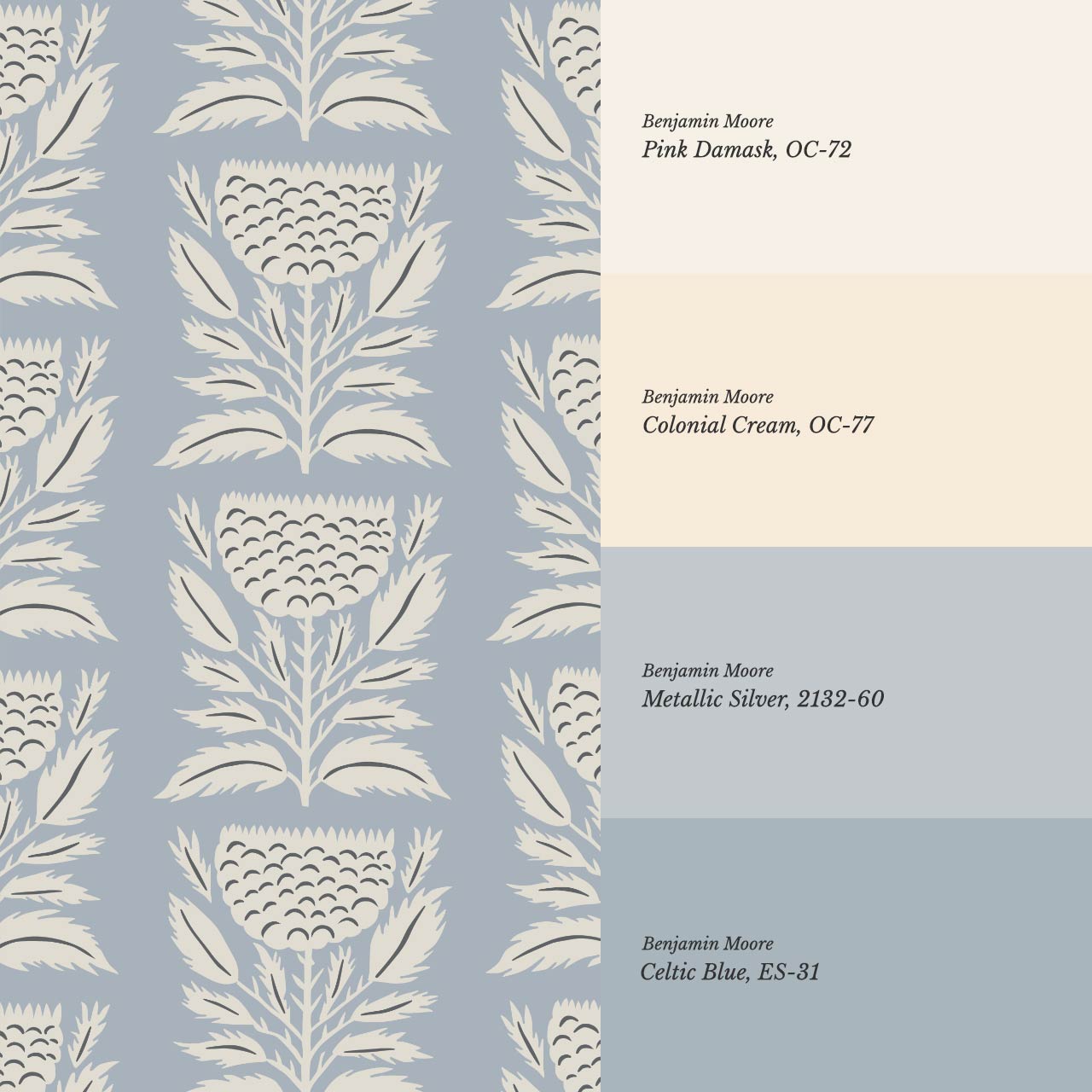 Lola Floral Papercut Silver Gray Wallpaper