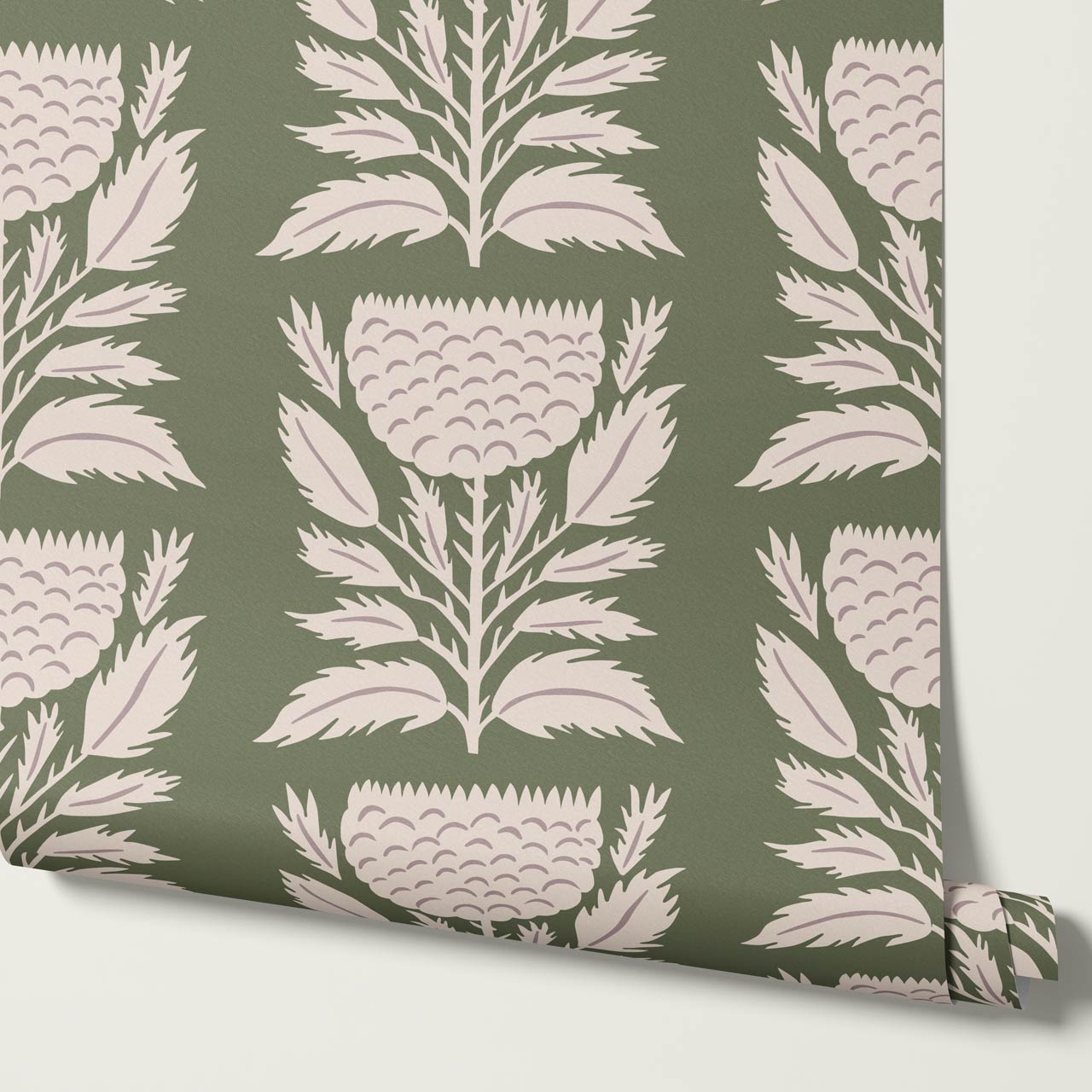 Lola Floral Papercut Forest Wallpaper