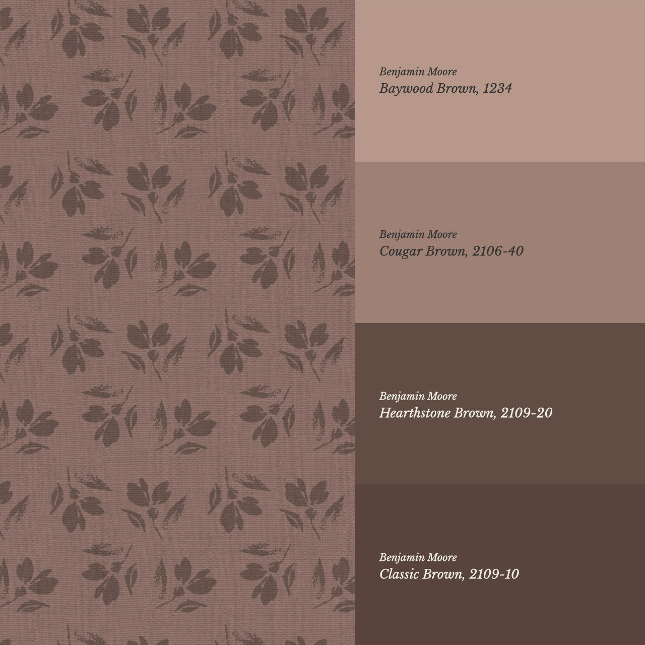 Louella Petals Burgundy Wallpaper