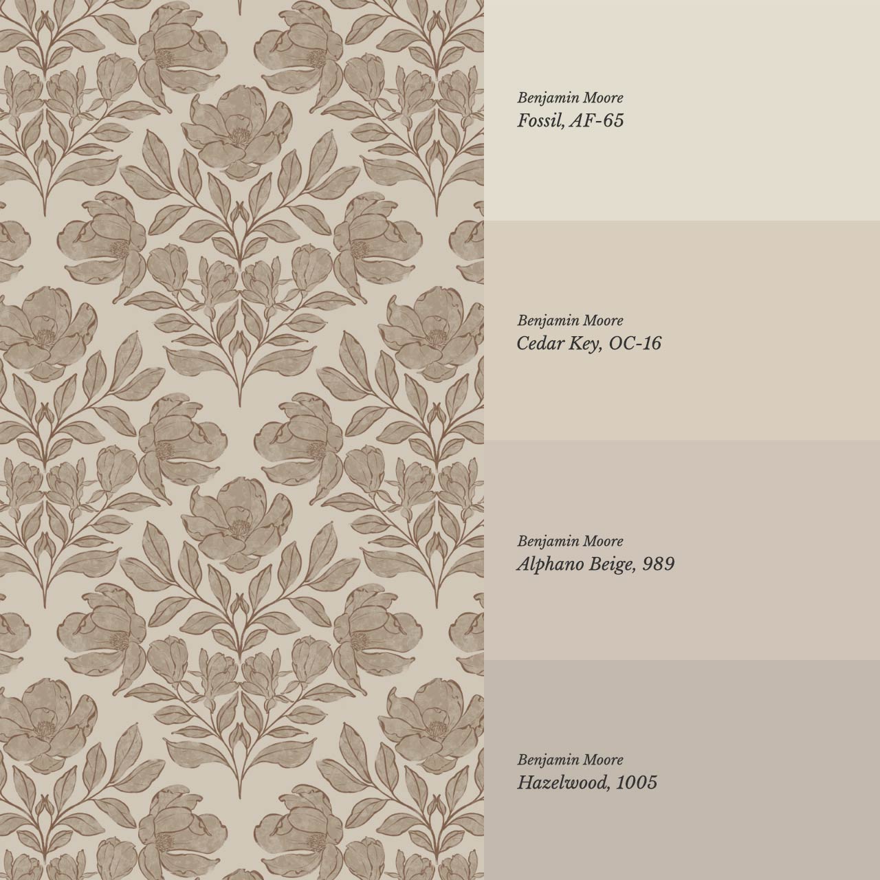 Lucy Magnolia Sedona Sand Wallpaper