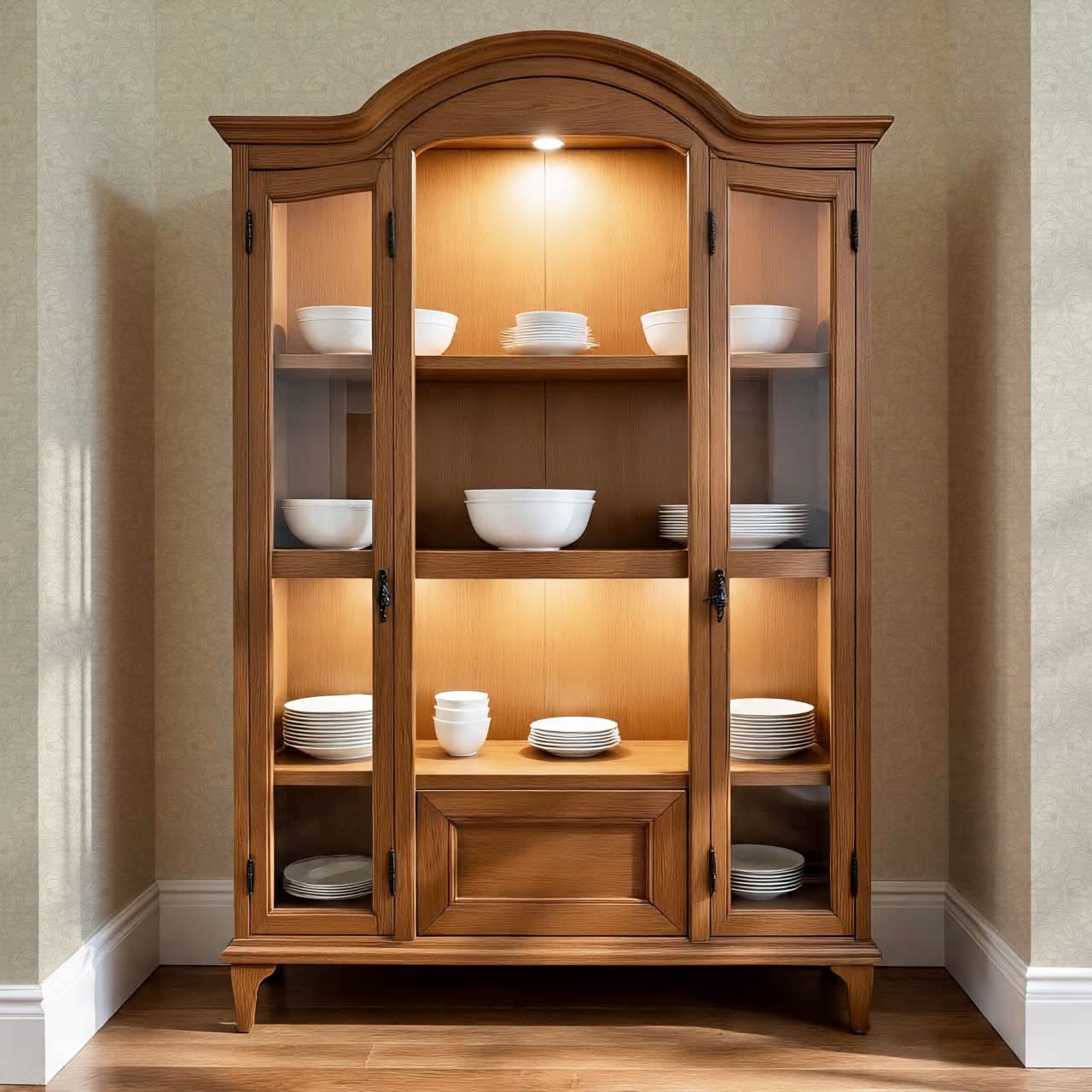 Lucy Magnolia Pale Olive Wallpaper