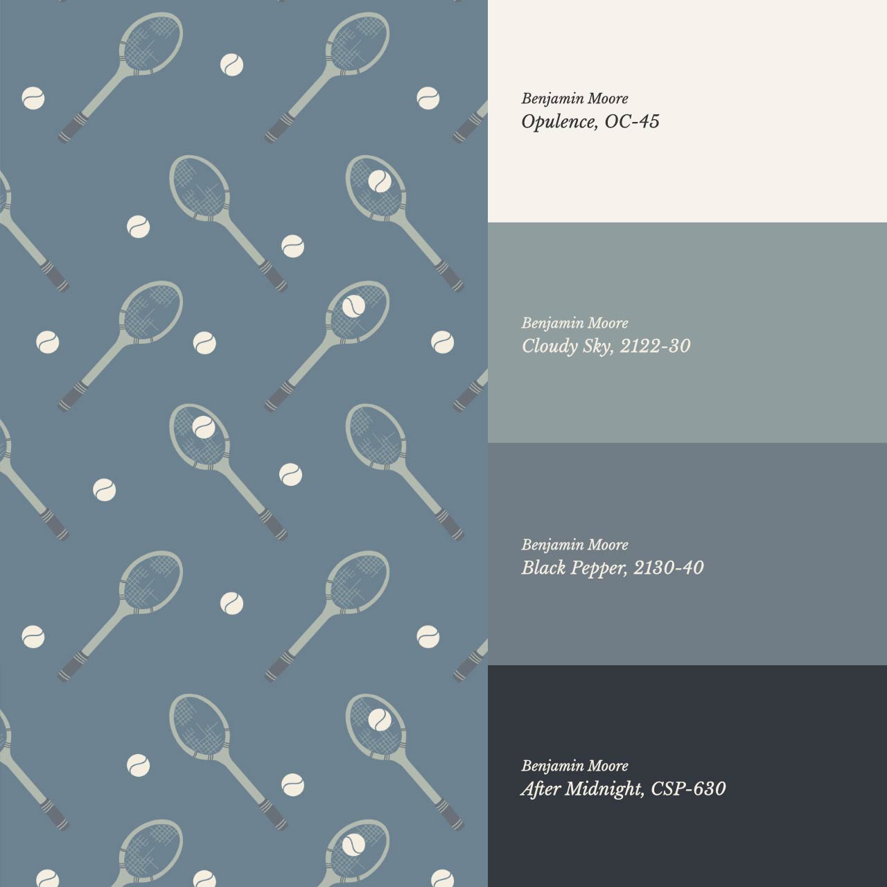 Luka Country Club Tennis Blue Wallpaper