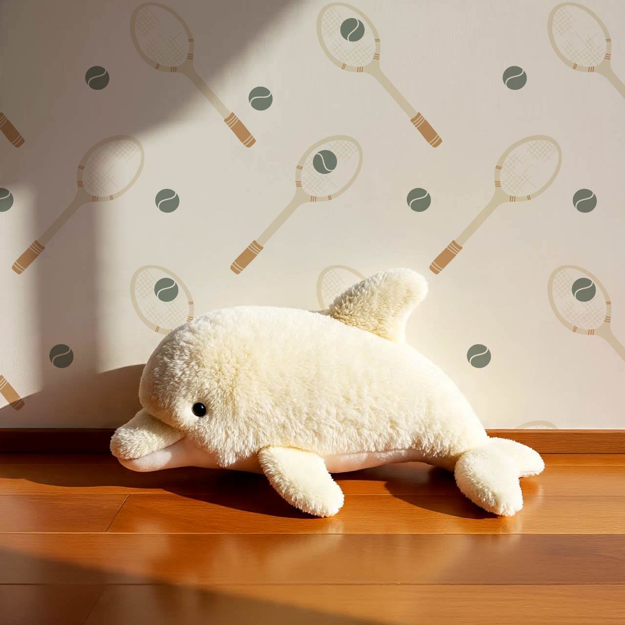 Luka Country Club Tennis Cream Ochre Wallpaper