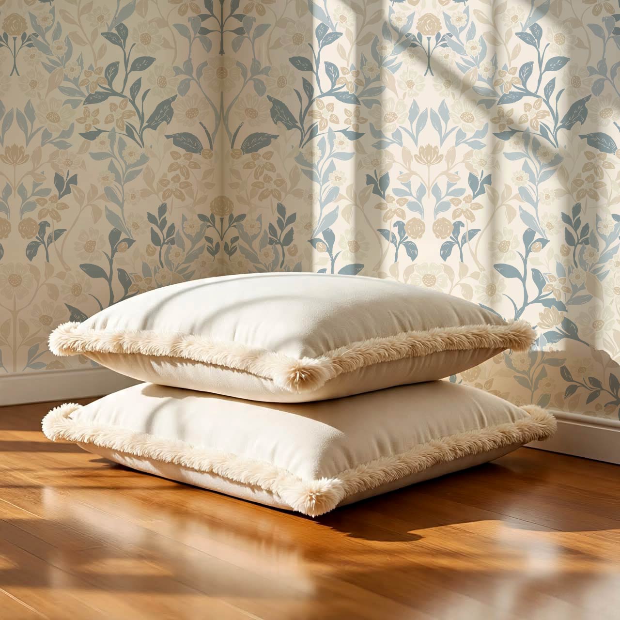 Lylou Blossom Sky Beige Wallpaper
