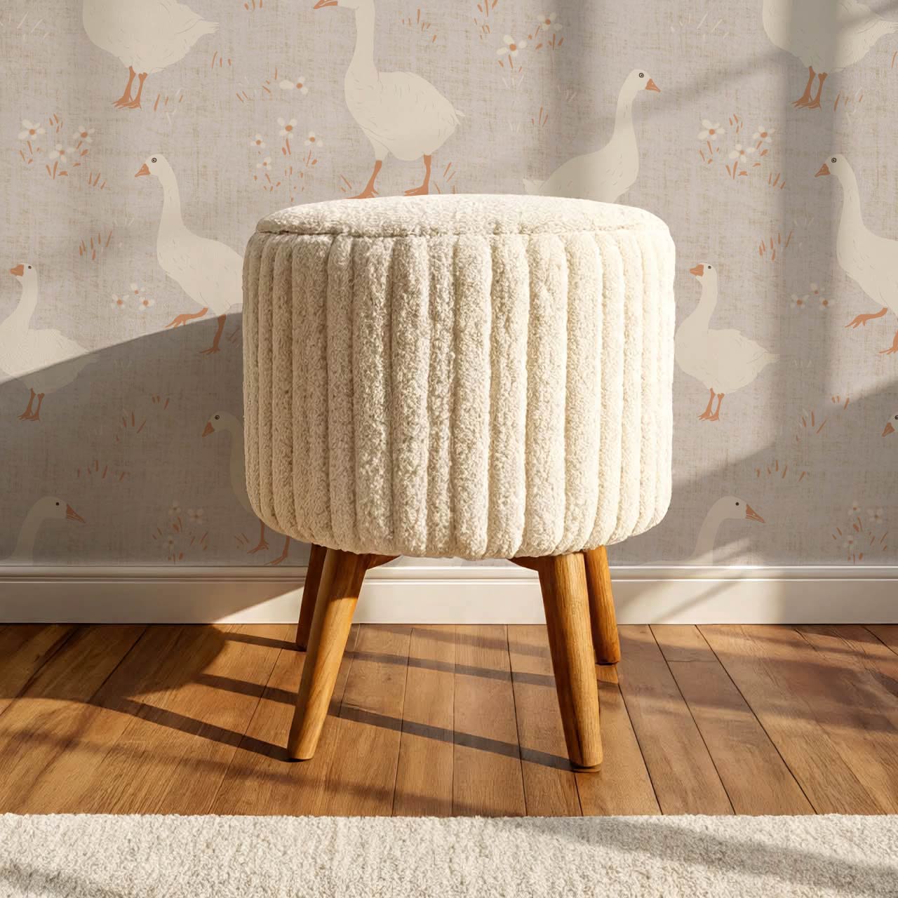 Mackenzie Silly Goose Peach Wallpaper