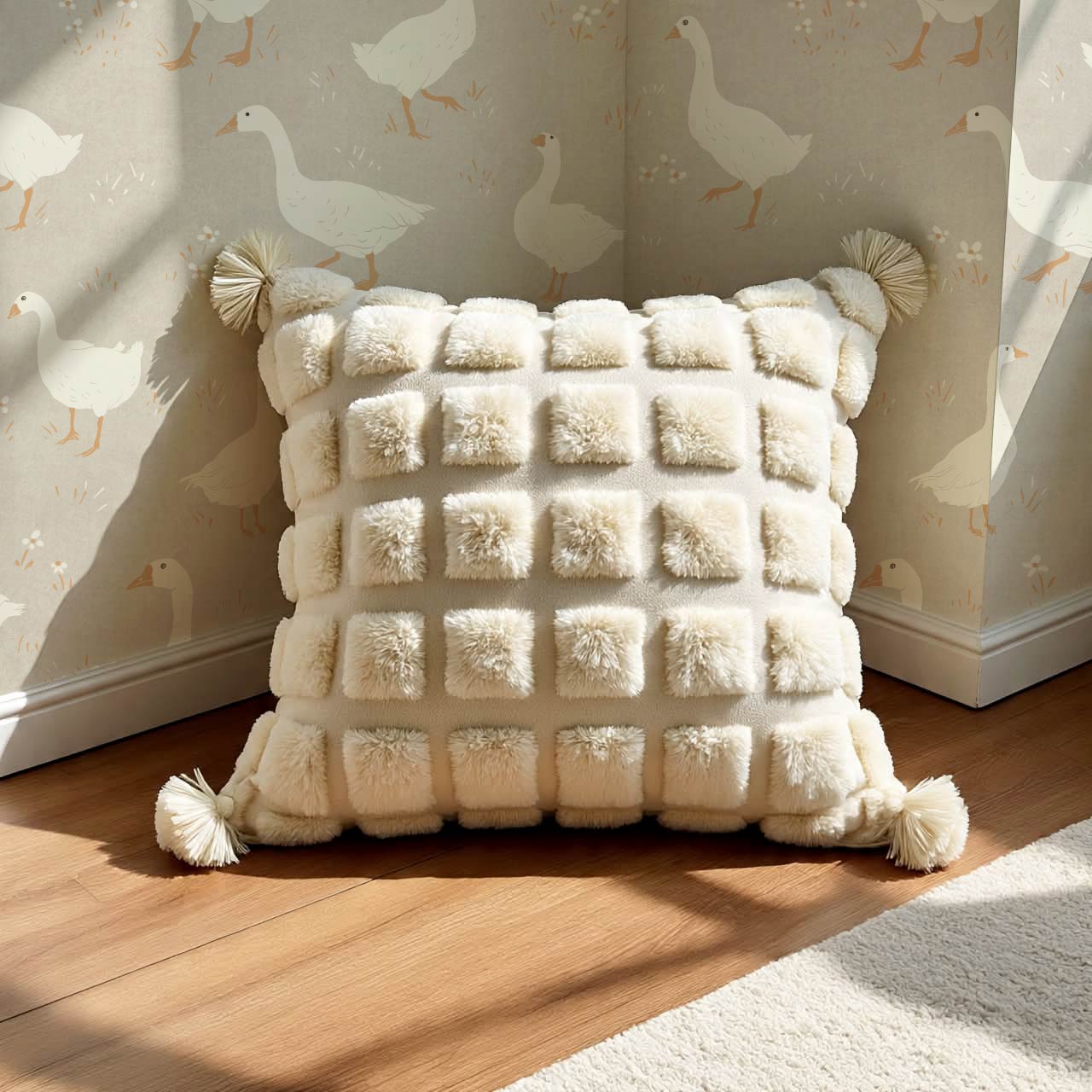 Mackenzie Silly Goose Sand Wallpaper