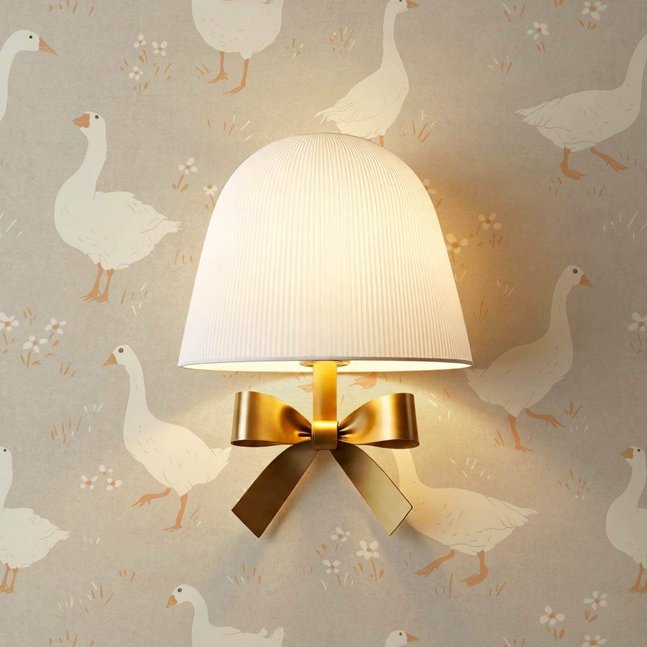 Mackenzie Silly Goose Sand Wallpaper