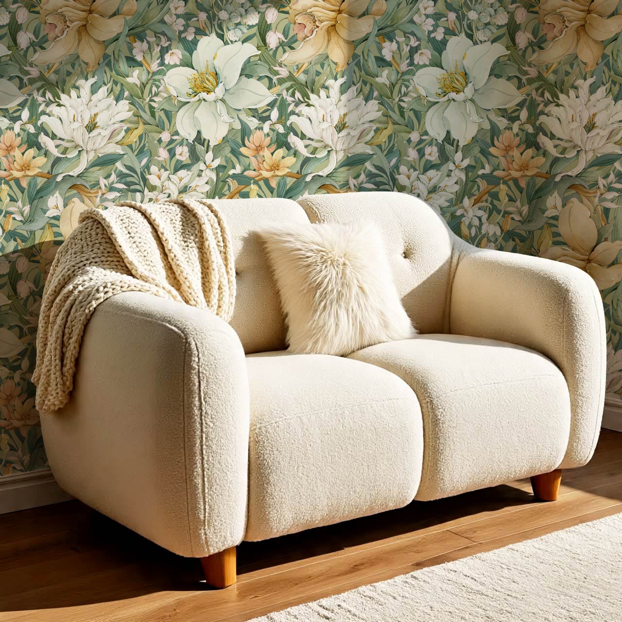 Madelle Blossom Botanica Soft Fern Wallpaper