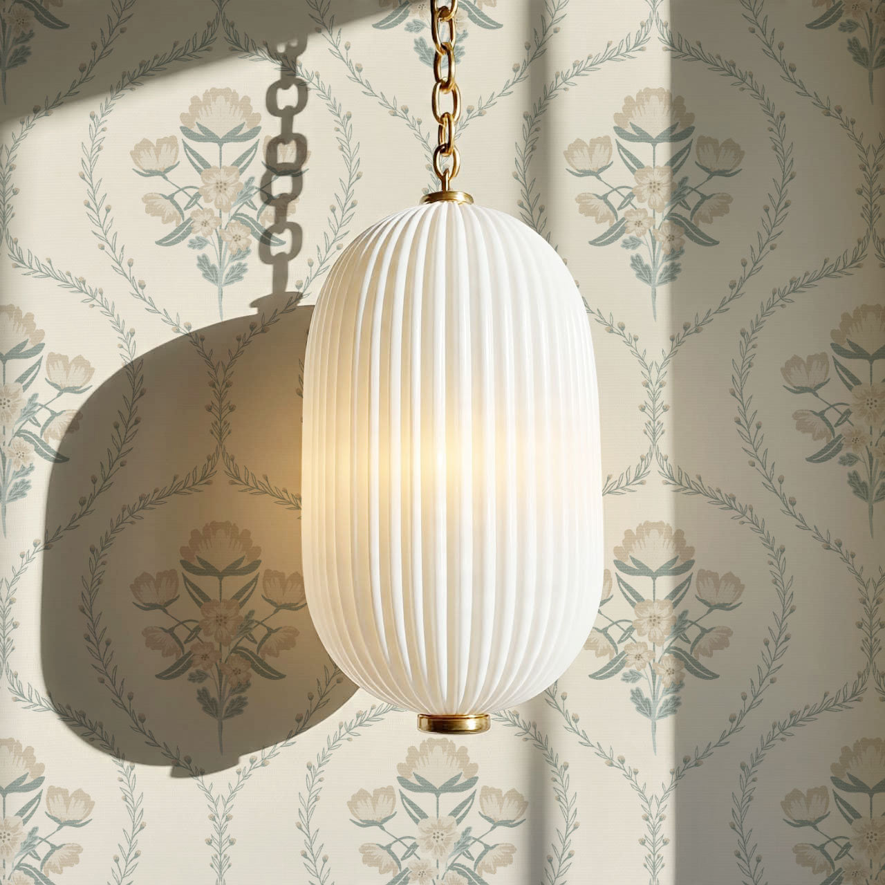Maeve Country Florals Beige Wallpaper