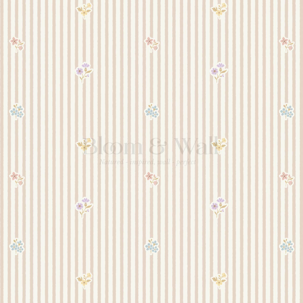 Maja Bloom Lane Rose Dust Pastel Wallpaper