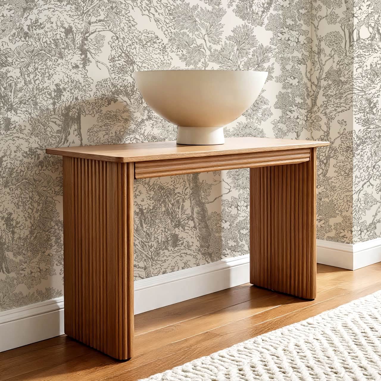 Manuela Heritage Forest Cream Taupe Wallpaper