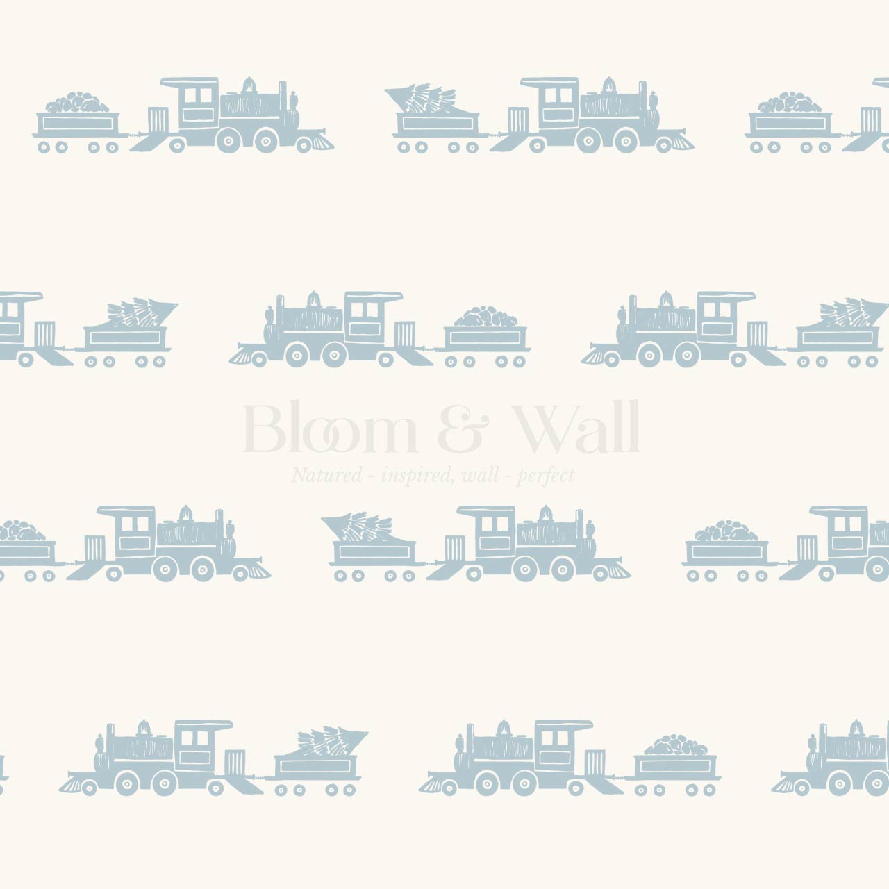 Marco Train Rider Blue Cream Wallpaper