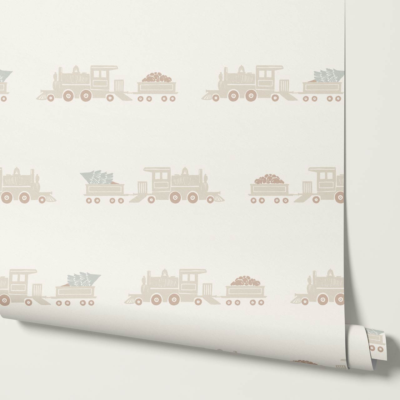 Marco Train Rider Oat Tan Wallpaper