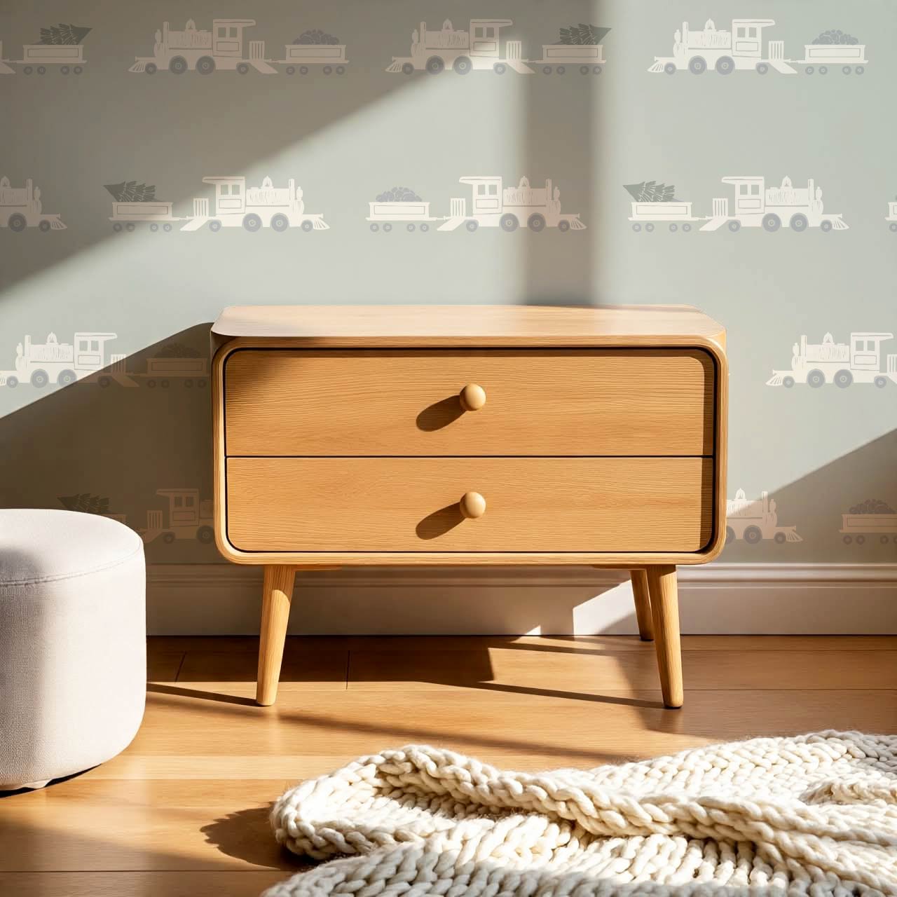 Marco Train Rider Sea Salt Wallpaper