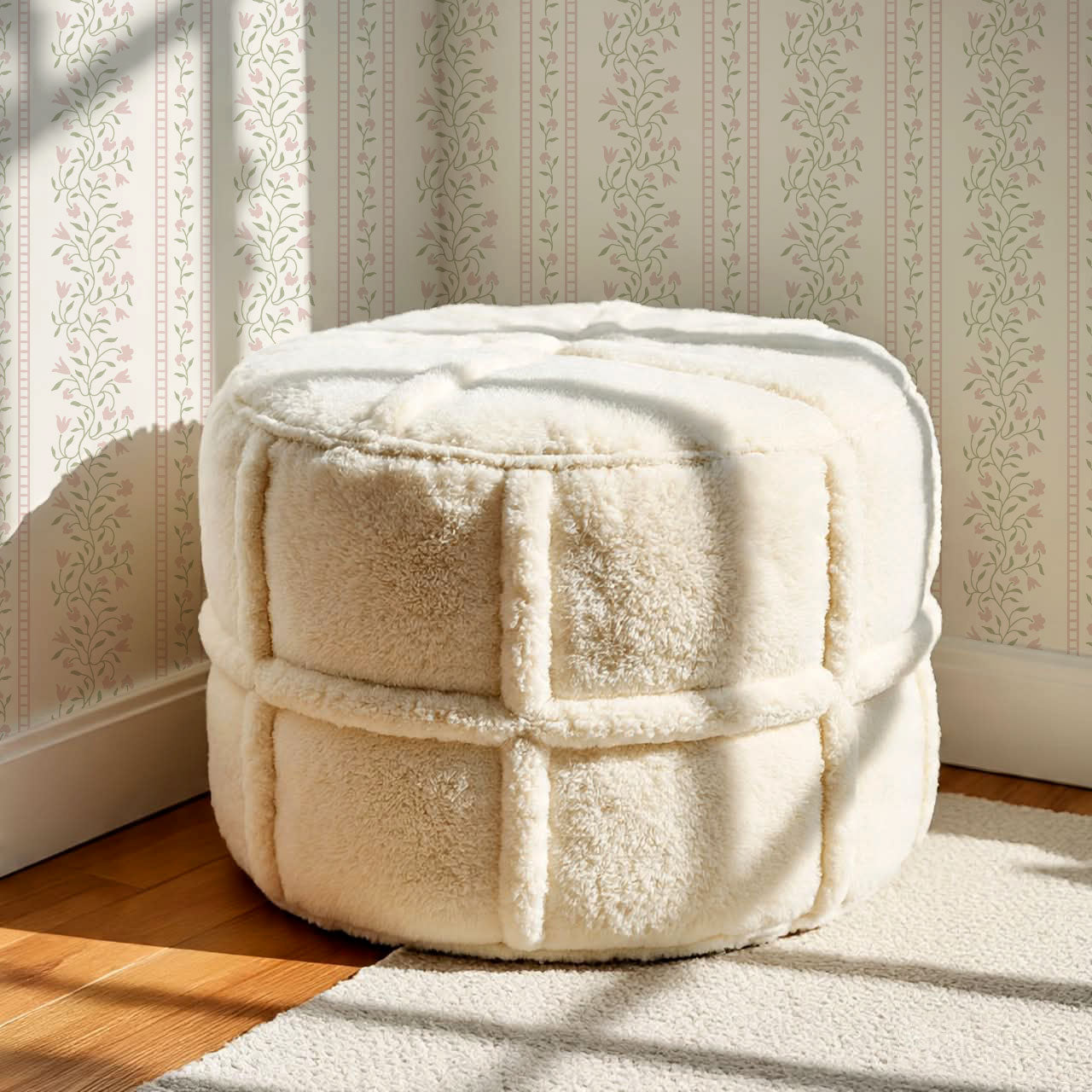 Margaret Botanical Vines Pink Wallpaper