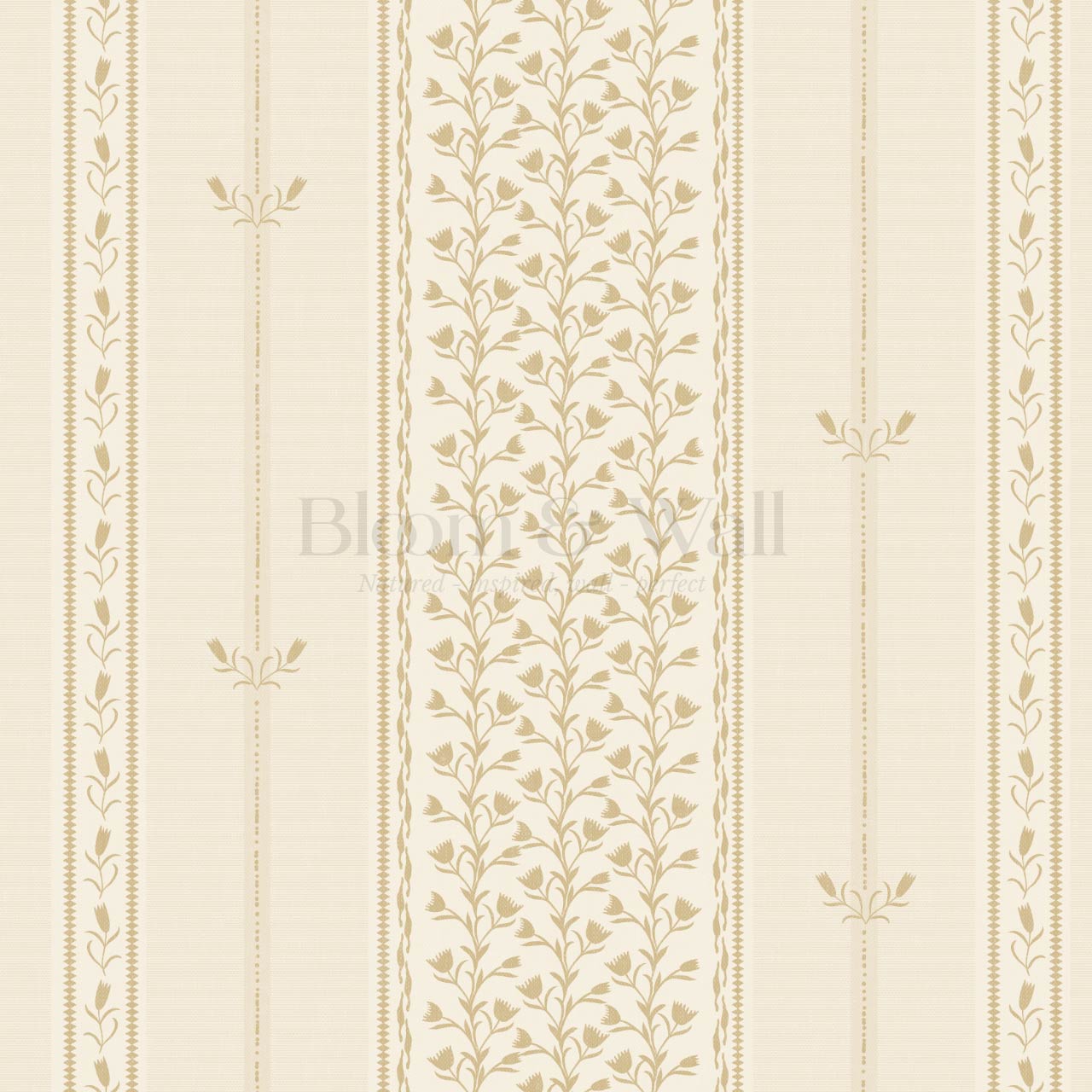 Marietta Tulip Honey Mustard Wallpaper