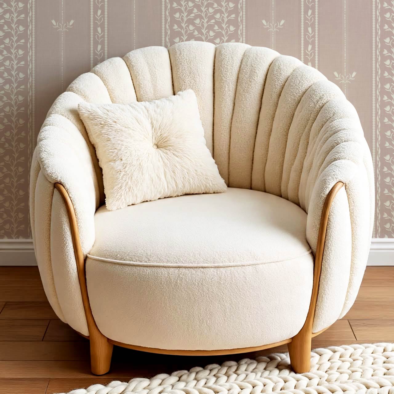 Marietta Tulip Mauve Wallpaper