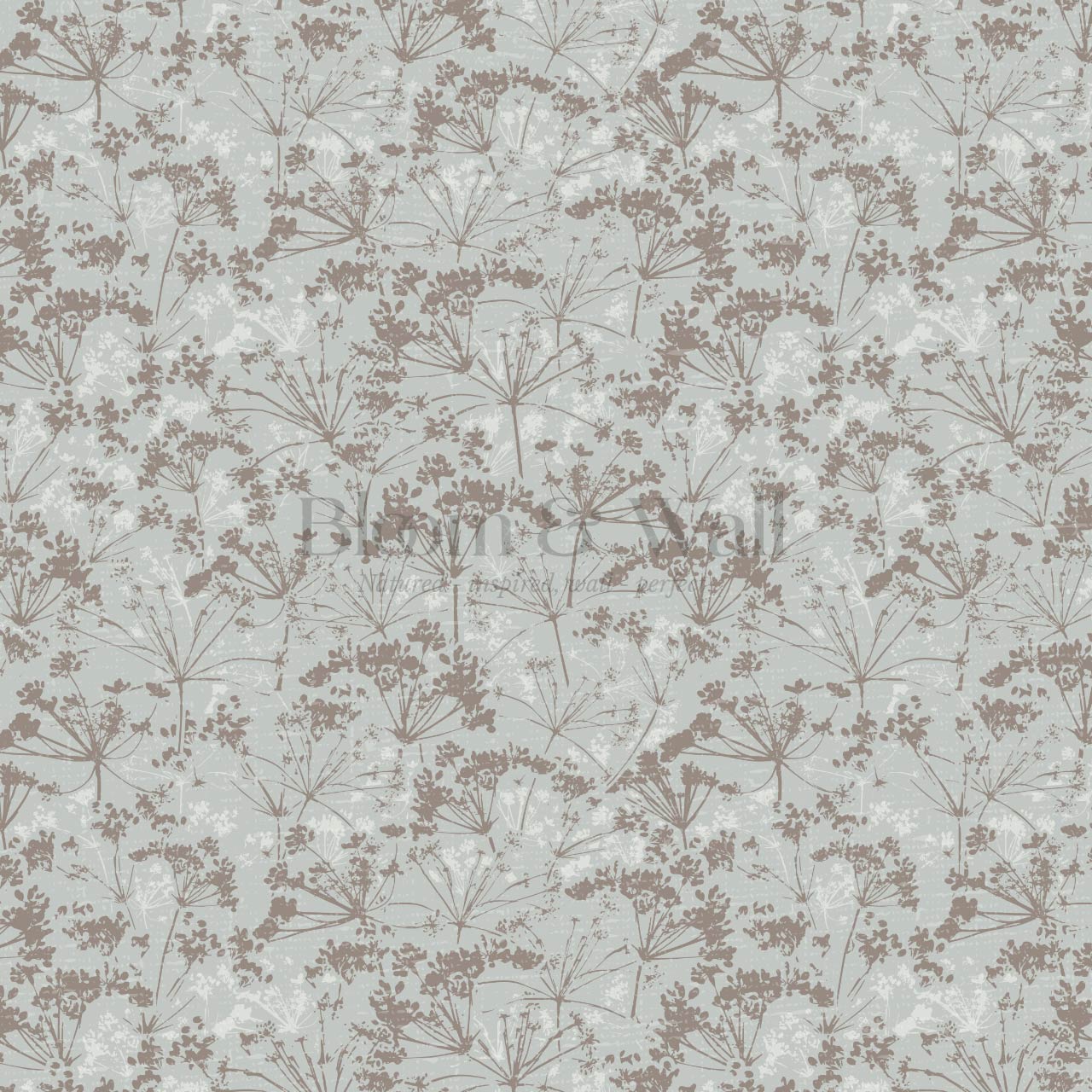 Matilda Pressed Queen Anne's Lace Dove Wallpaper