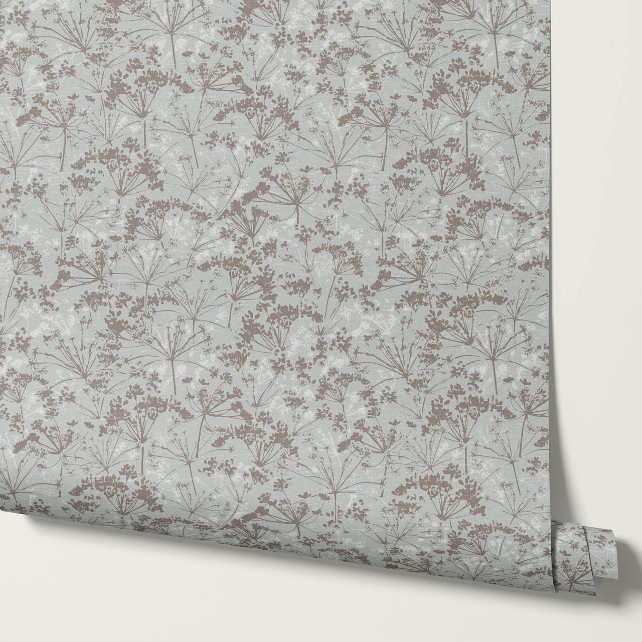 Matilda Pressed Queen Anne's Lace Dove Wallpaper