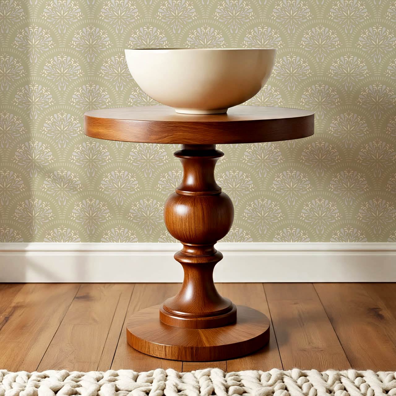 Meeri Boho Mandala Sage Wallpaper