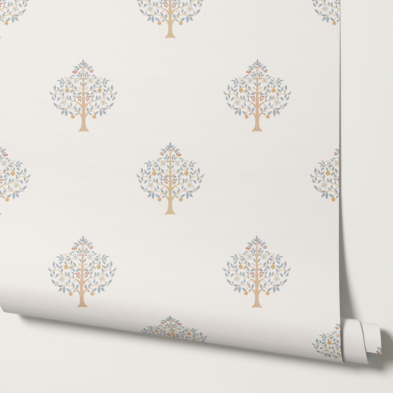 Melany Serene Grove Cream Wallpaper