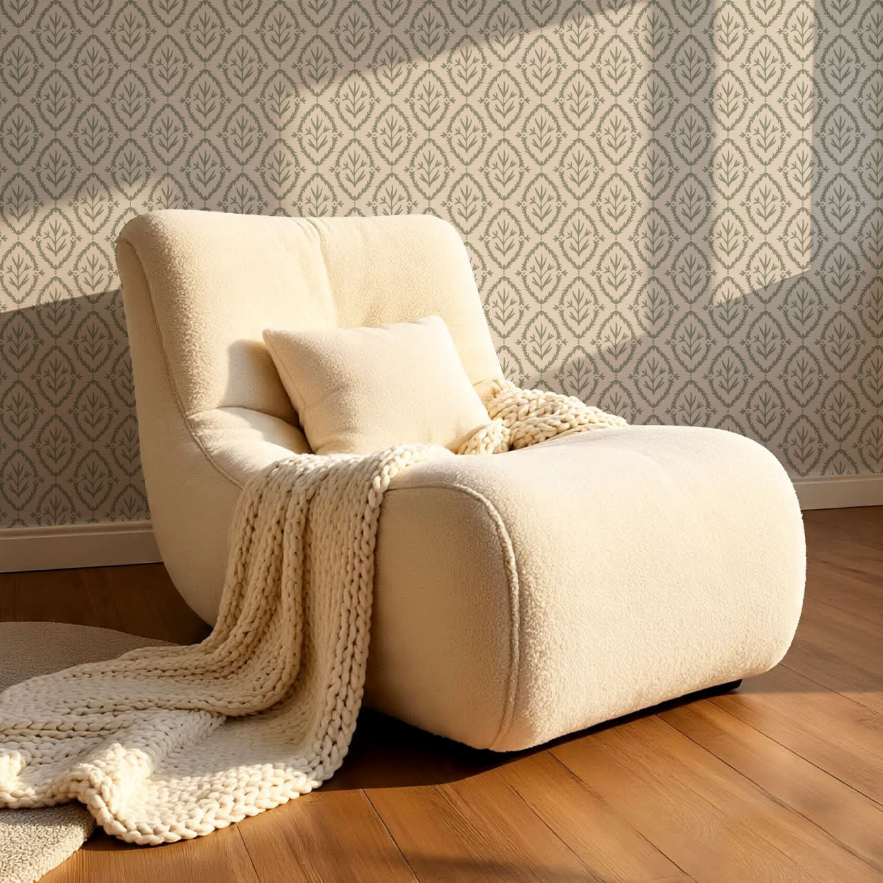 Merveille Garden Sage Wallpaper