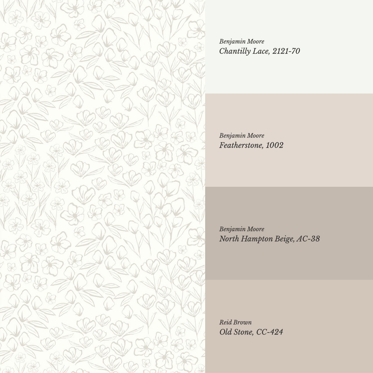 Millie Garden Ivory Wallpaper