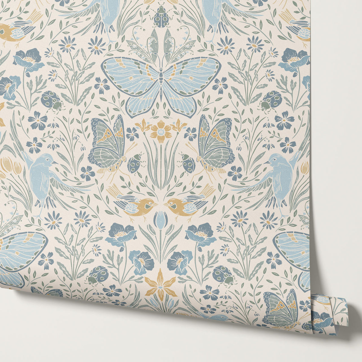 Millie Meadow Song Blue Wallpaper