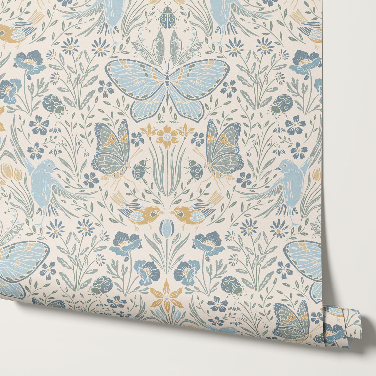 Millie Meadow Song Blue Wallpaper