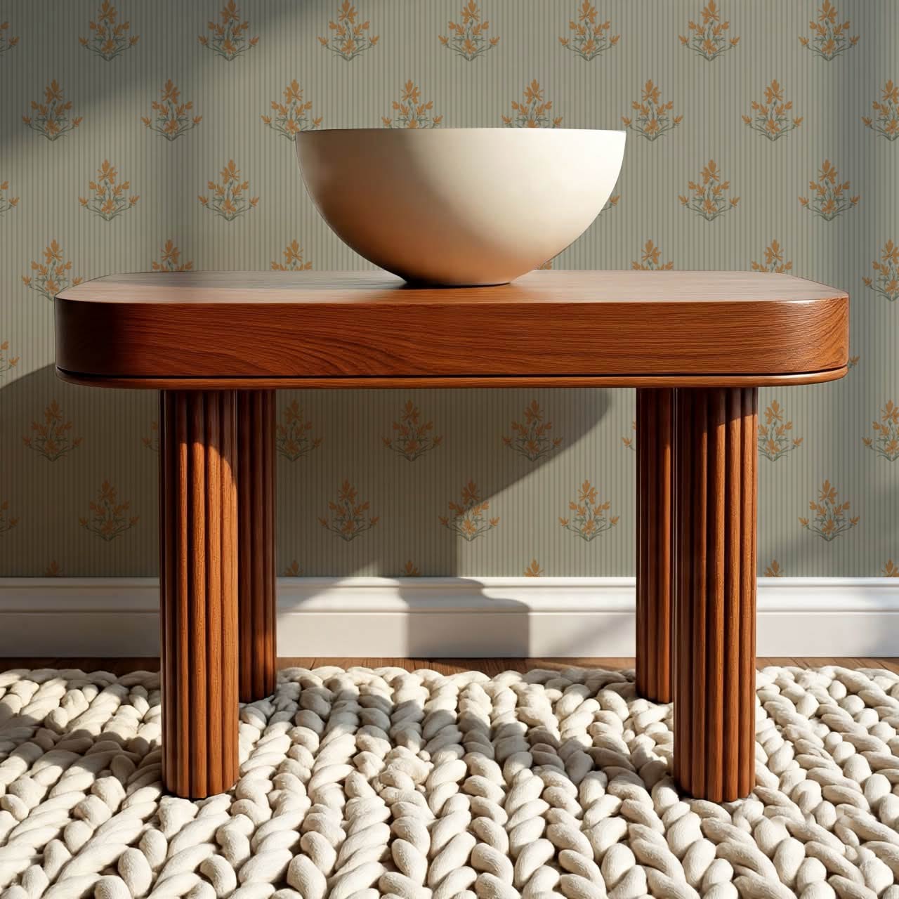 Odette Blooms Sage Wallpaper