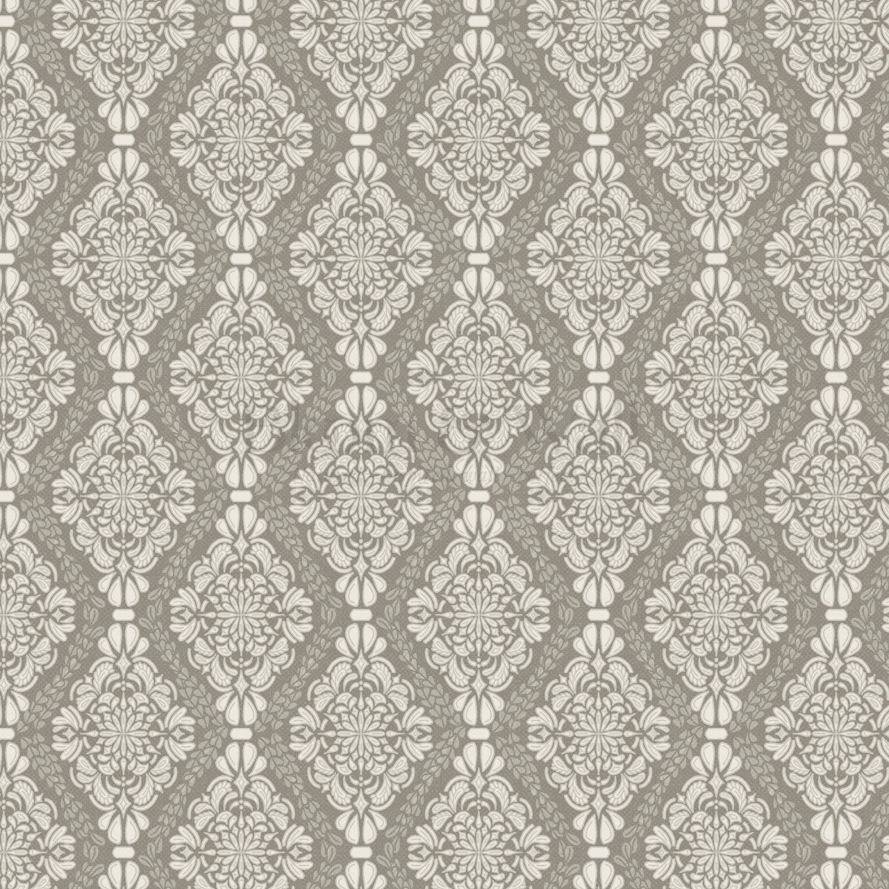 Pearl Imperial Damask Stone Wallpaper