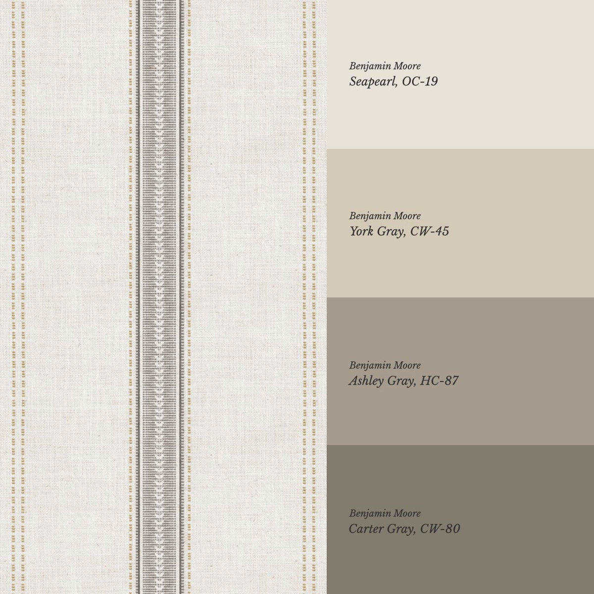 Raissa Linen Trail Neutral Linen Charcoal Wallpaper
