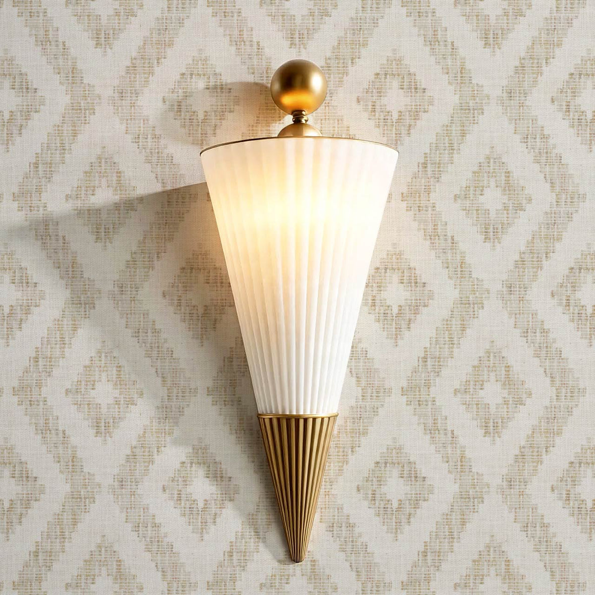 Rodelia Woven Rhythm Neutral Linen Beige Wallpaper