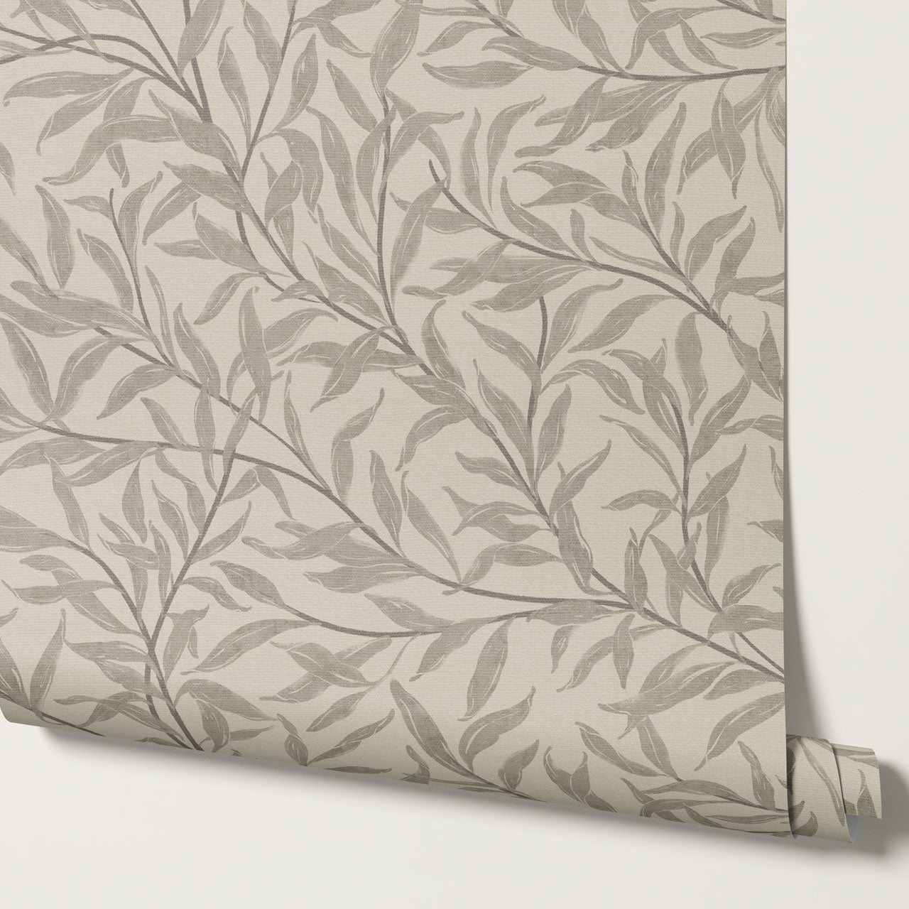 Raya Large Willowmere Vines Wheat Wallpaper
