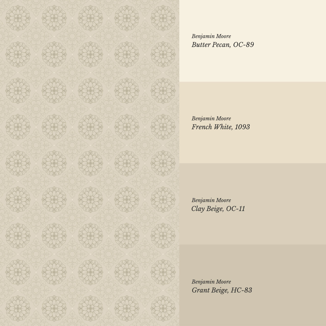 Reyna Broché Taupe Wallpaper