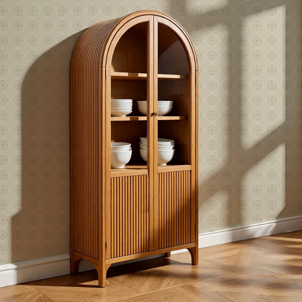 Reyna Broché Taupe Wallpaper