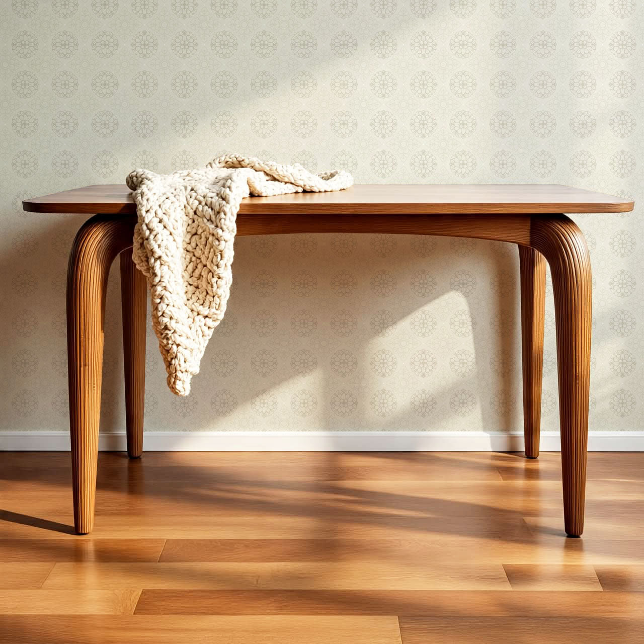 Reyna Broché Cream Wallpaper