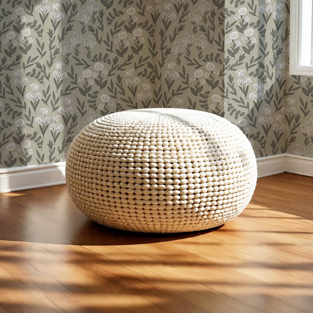 River Country Floral Olive Wallpaper