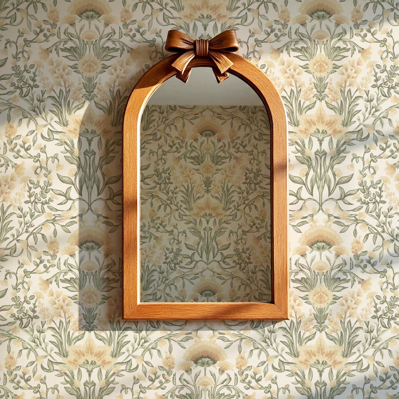 Romy Cottage Vines Autumn Almond Wallpaper