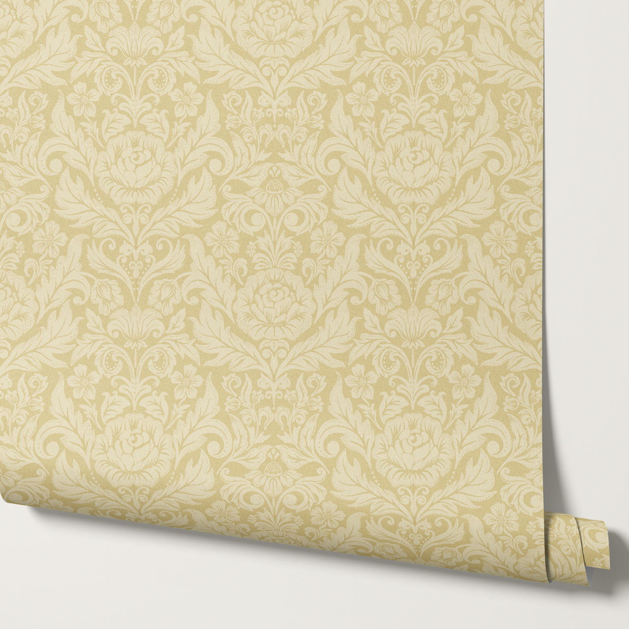Rosalind Arya Versailles Damask Gold Wallpaper