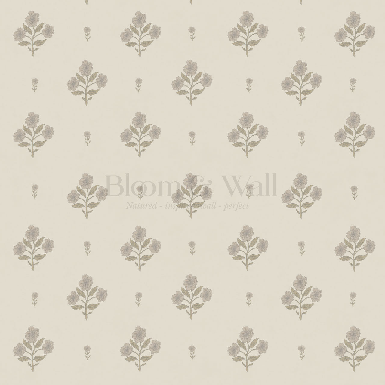 Rylee Keepsake Florals Pale Mauve Wallpaper