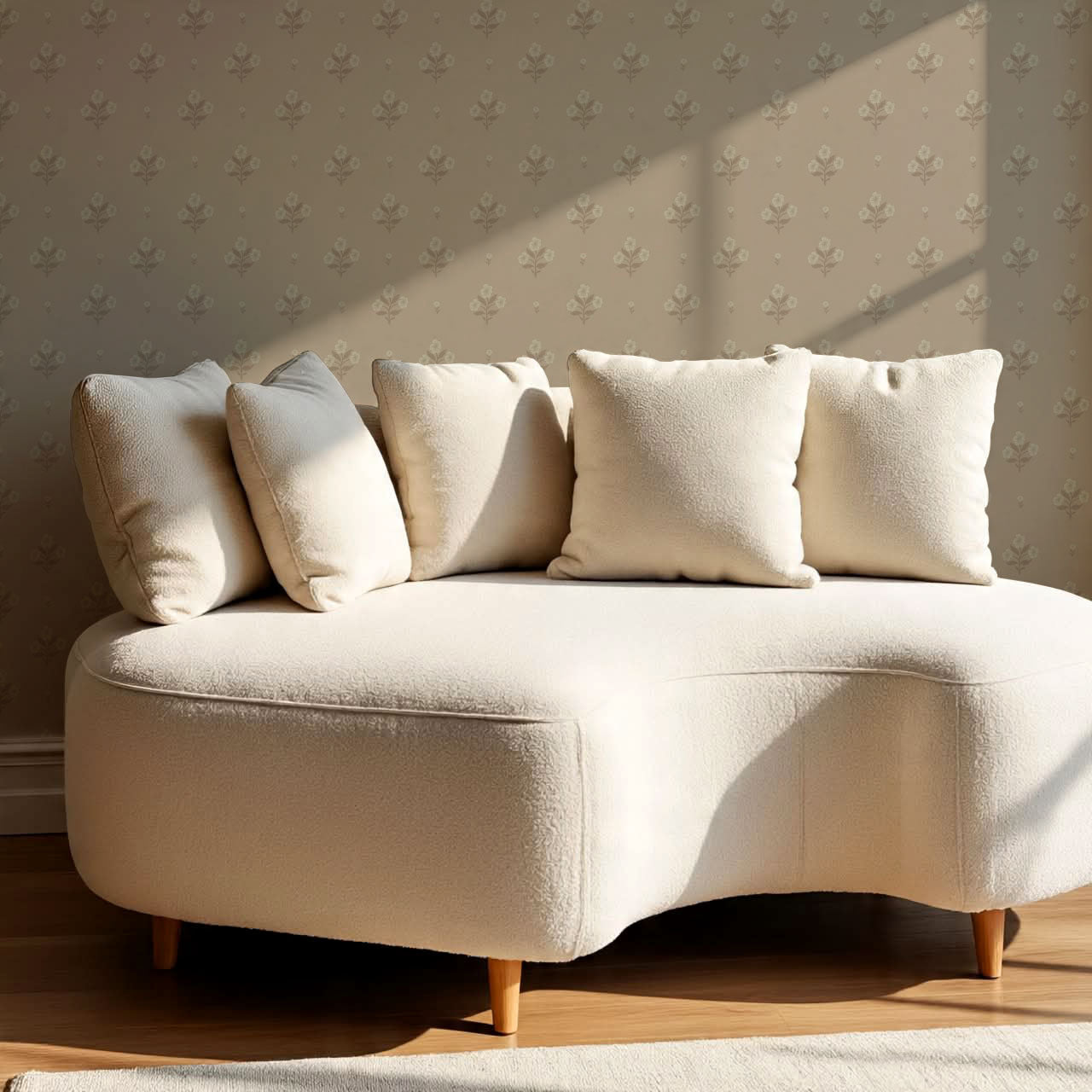 Rylee Keepsake Florals Warm Sand Wallpaper