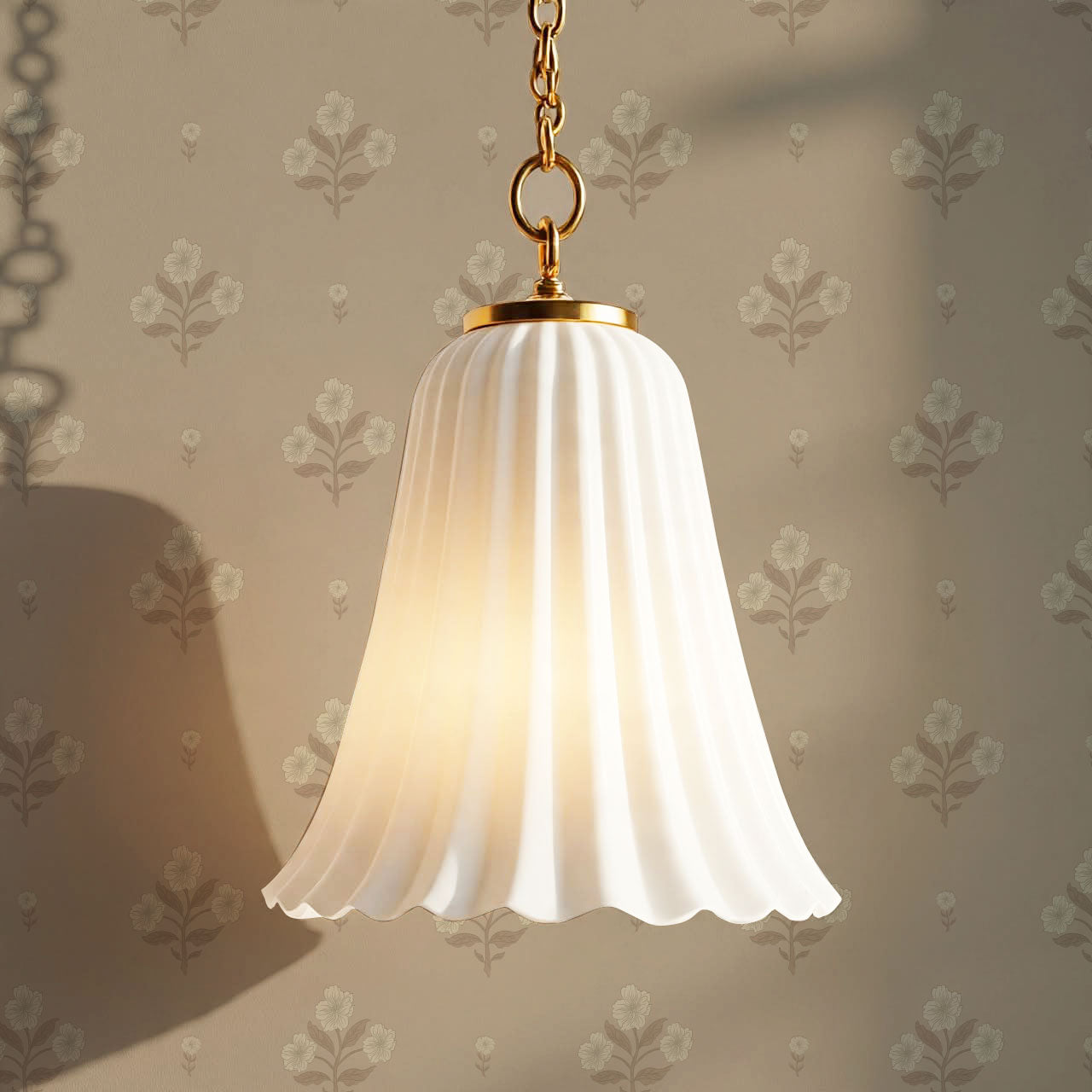 Rylee Keepsake Florals Warm Sand Wallpaper